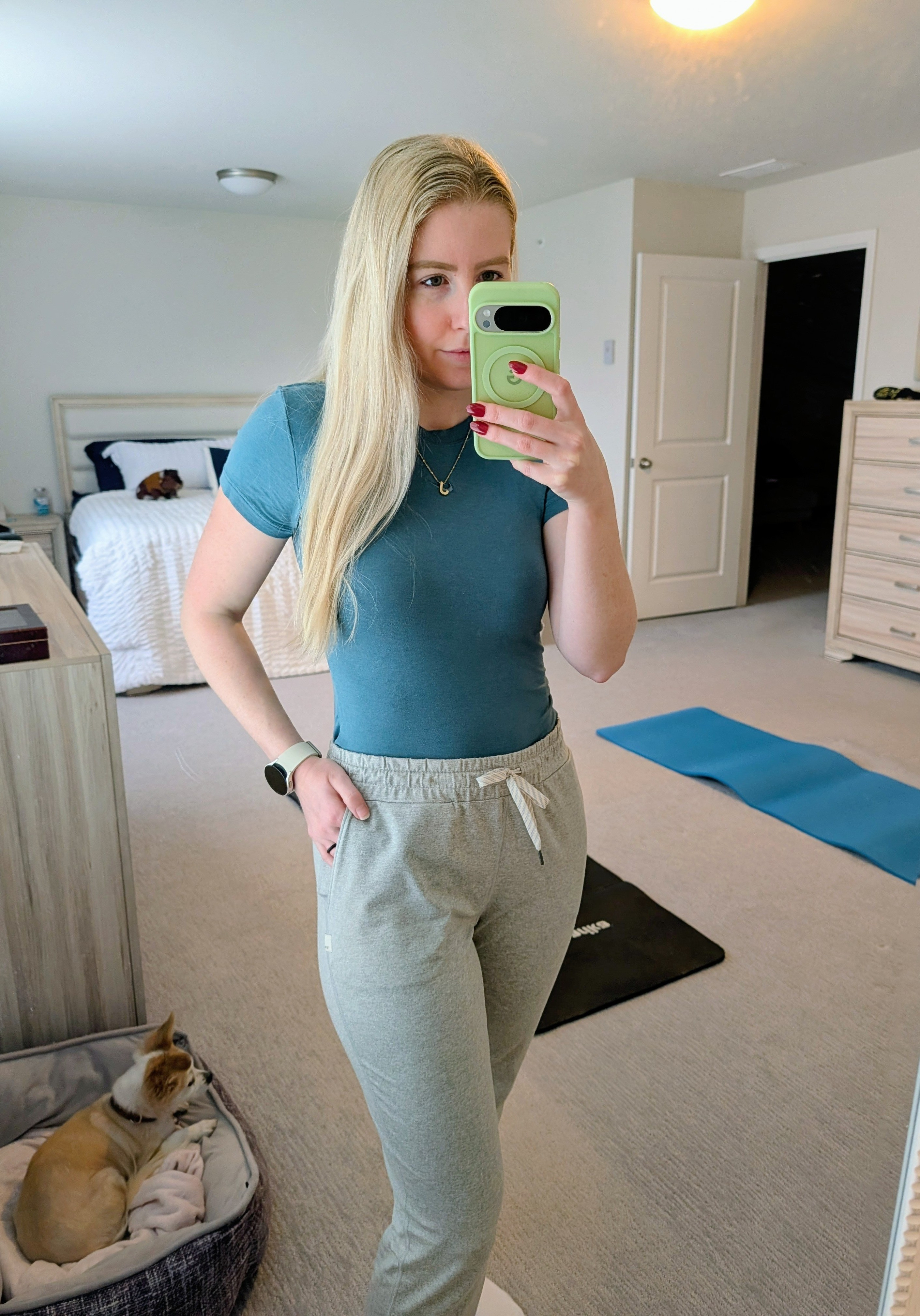 Comfy everyday look for lounging or traveling. Nike slim fit tee and Vuori performance joggers.

#LTKTravel #LTKFindsUnder50 #LTKActive