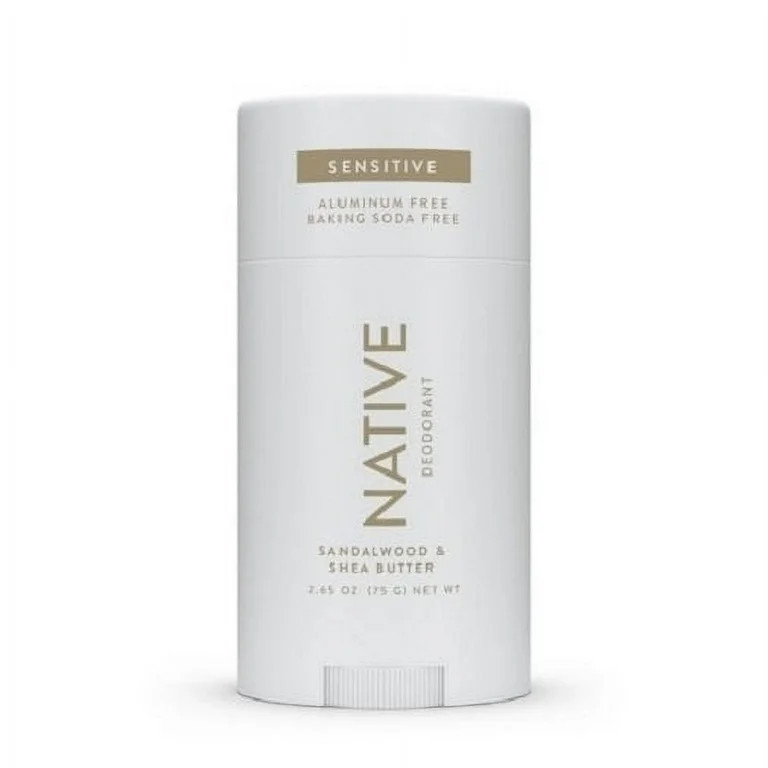 Native Sensitive Deodorant, Sandalwood & Shea Butter, for Women and Men 2.65 oz | Walmart (US)