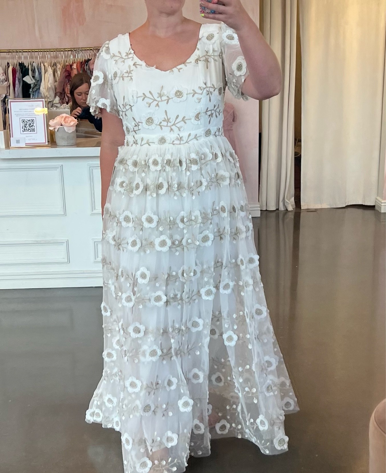 This dress is stunning! Gold and white embroidered flowers, custom made for Ivy City so you won’t find it anywhere else. 

#LTKcurves #LTKwedding