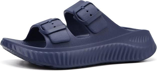 KuaiLu Womens Recovery Sandals With Comfortable Plantar Fasciitis Arch Support, Orthotic Adjustab... | Amazon (US)