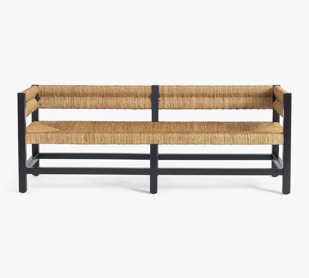 Malibu Woven Bench | Pottery Barn (US)