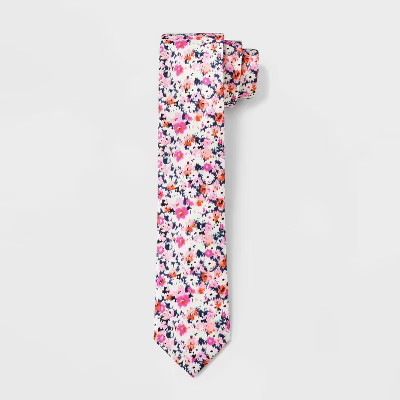 Men's Floral Print Tie - Goodfellow & Co™ One Size | Target
