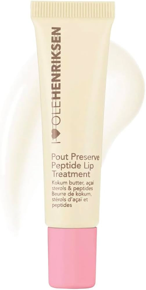 OLEHENR1KSEN - Pout Preserve Hydrating Peptide Lip Treatment Vanilla - sheer tint + sweet vanilla... | Amazon (US)