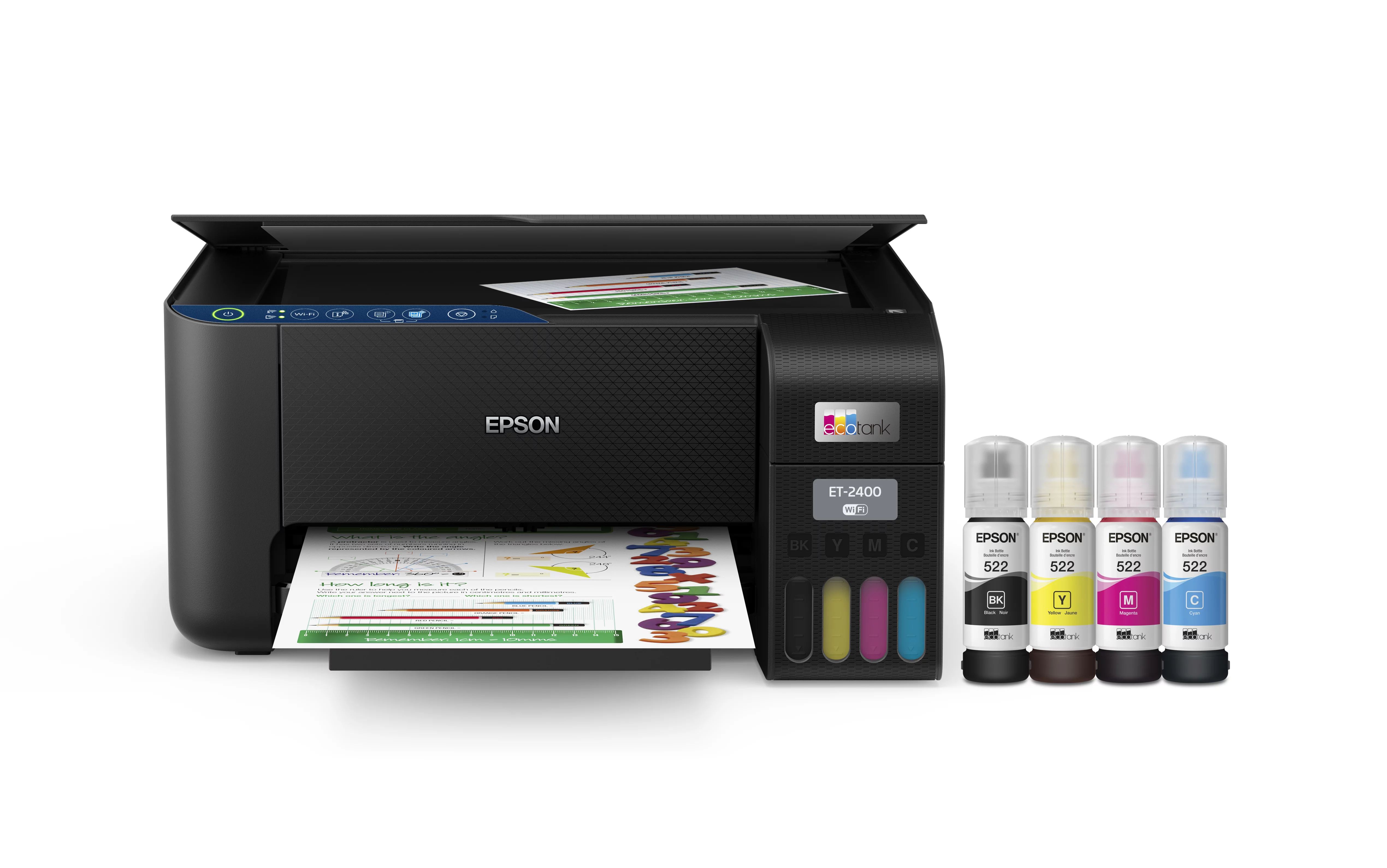 Epson EcoTank ET-2400 Wireless Color All-in-One Cartridge-Free Supertank Printer with Scan and Co... | Walmart (US)