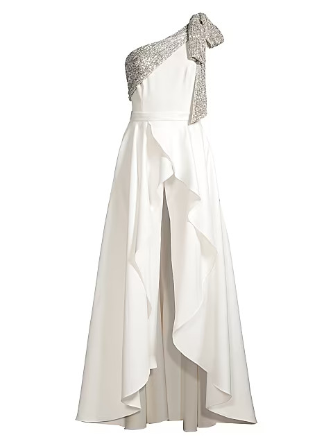 Gavin One-Shoulder Jumpsuit & Removable Skirt | Saks Fifth Avenue