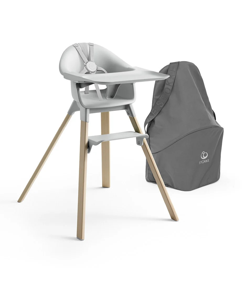 Stokke® Clikk™ Grey High Chair Travel Bundle | Stokke