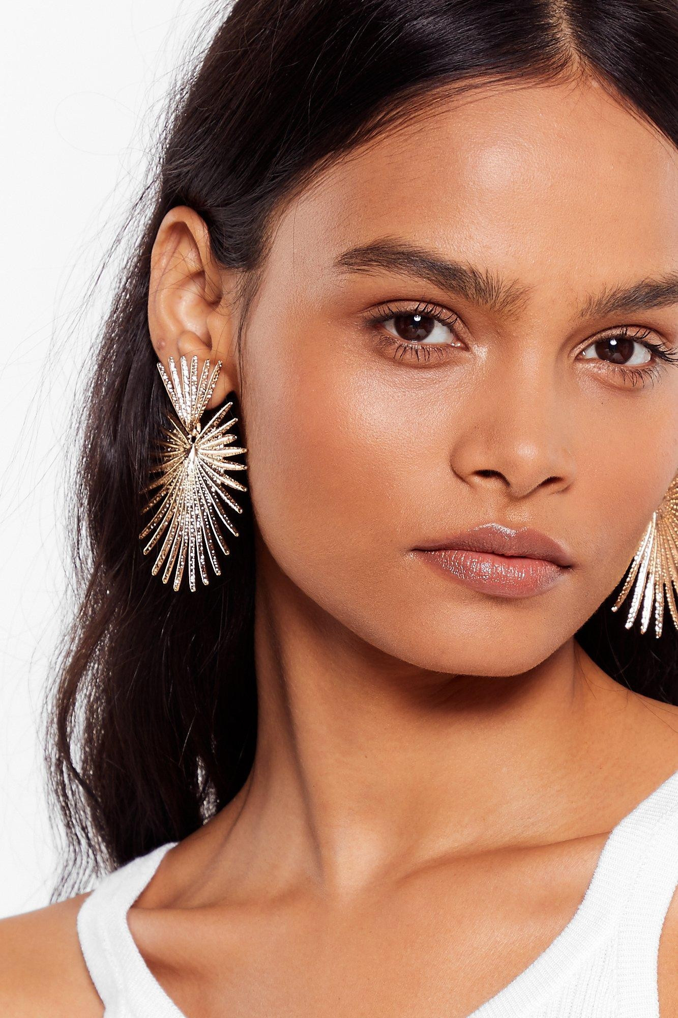 Womens Shine the Brightest Drop Star Earrings - Gold | NastyGal (US & CA)