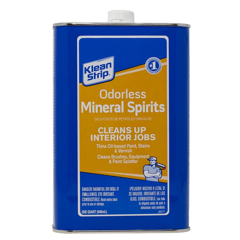1 qt. Odorless Mineral Spirits | The Home Depot