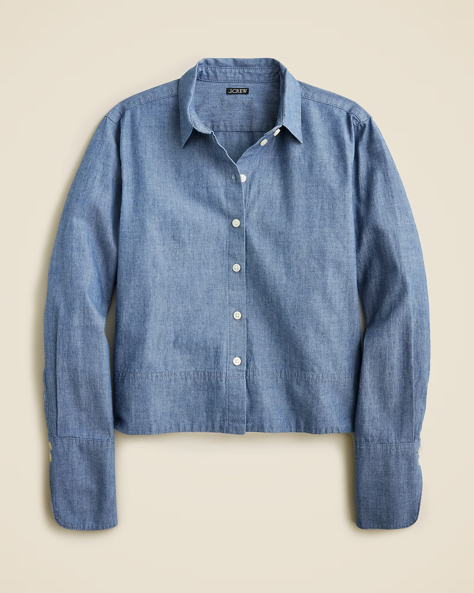 Cropped garçon shirt in chambray | J. Crew US
