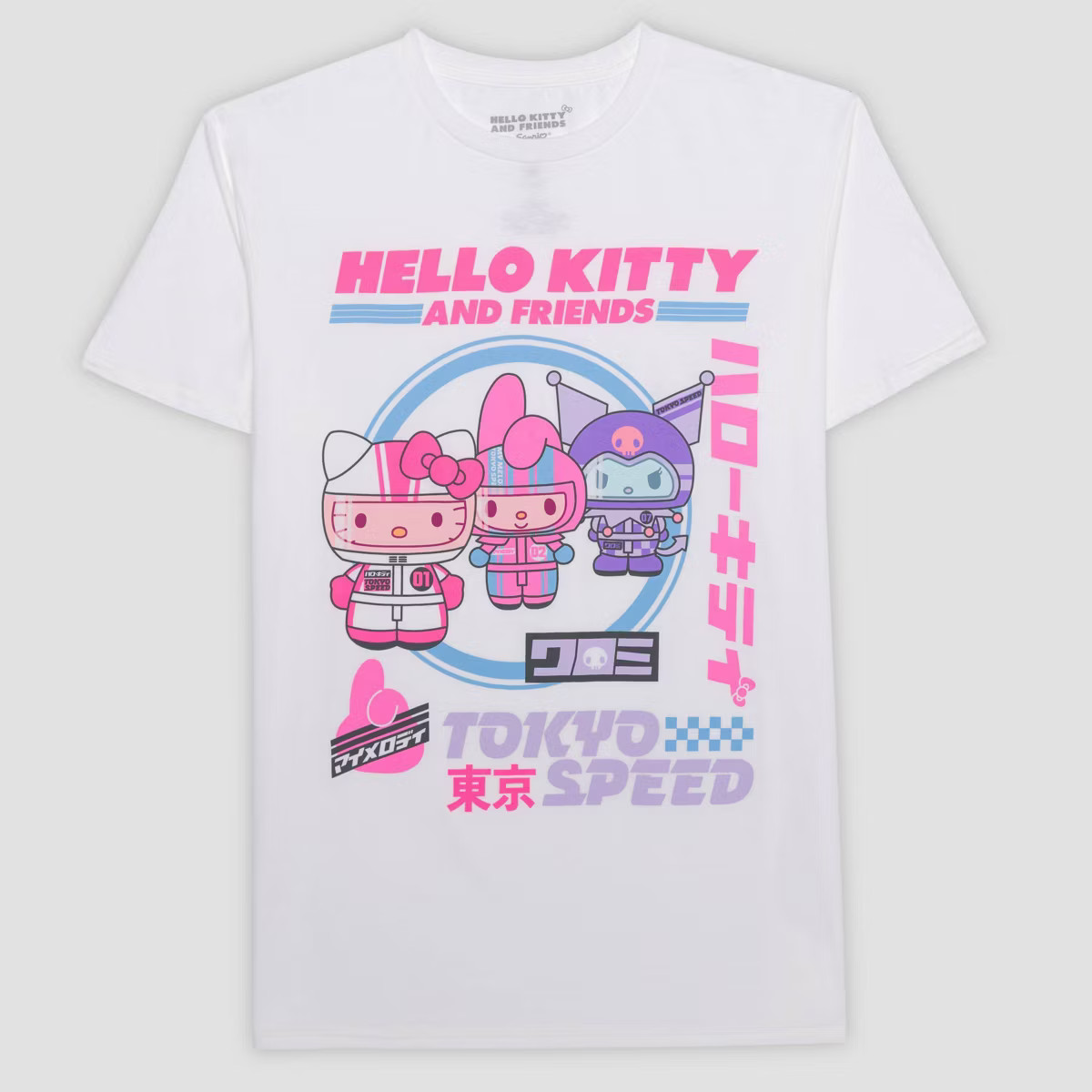 Men's Sanrio Hello Kitty Short Sleeve Graphic T-Shirt - White XL | Target