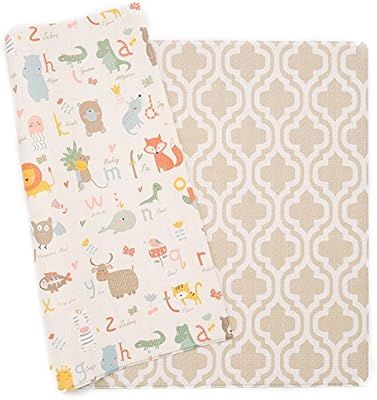 Baby Care Play Mat - Haute Collection (Medium, Moroccan - Beige) - Play Mat for Infants – Non-T... | Amazon (US)
