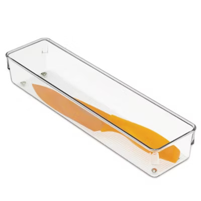 iDesign® Linus Acrylic 3-Inch x 12-Inch Drawer Organizer | Bed Bath & Beyond