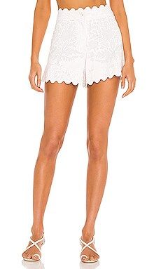 juliet dunn High Waist Short in White from Revolve.com | Revolve Clothing (Global)