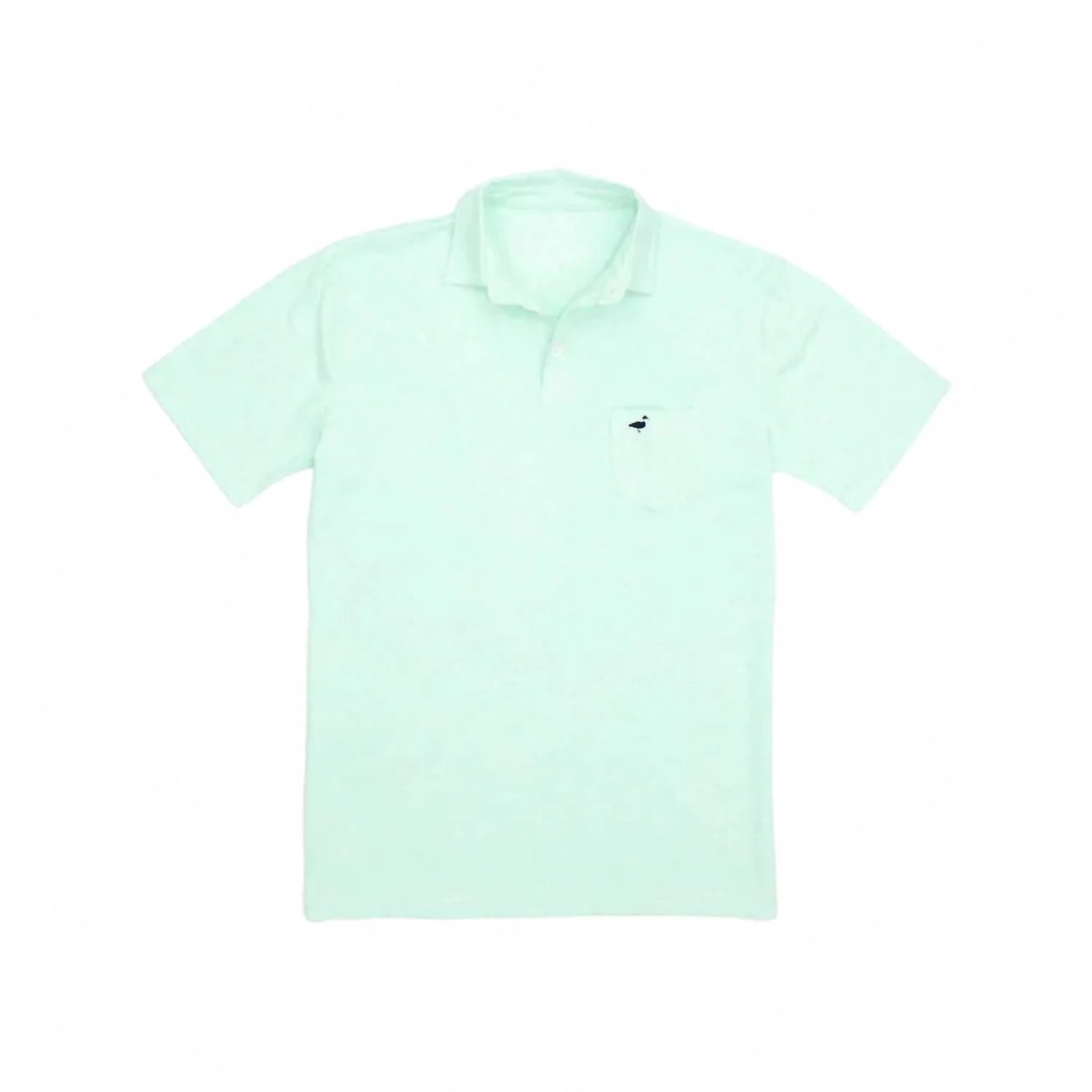 Boy's Harrison Pocket Polo In Seafoam | Shop Simon