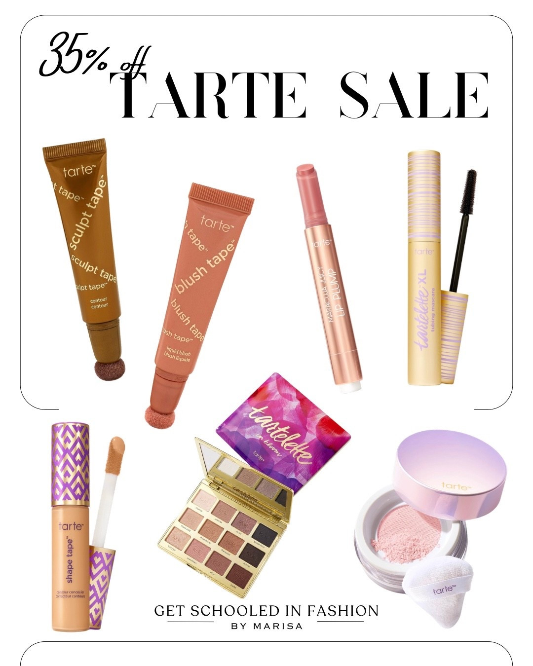 Tarte sale 35% off
I love the Foundcealer, the tubing mascara, the Maracuja lip oil, and all the eye shadow pallets !

#LTKSaleAlert #LTKBeauty #LTKSpringSale