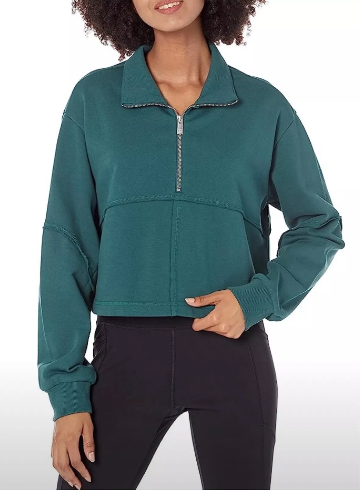 Revive Half Zip Crop Sweatshirt curated on LTK