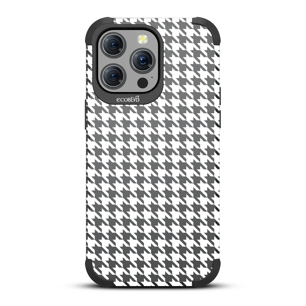 Houndstooth - Rugged Compostable iPhone 15 Pro Max Case | EcoBlvd