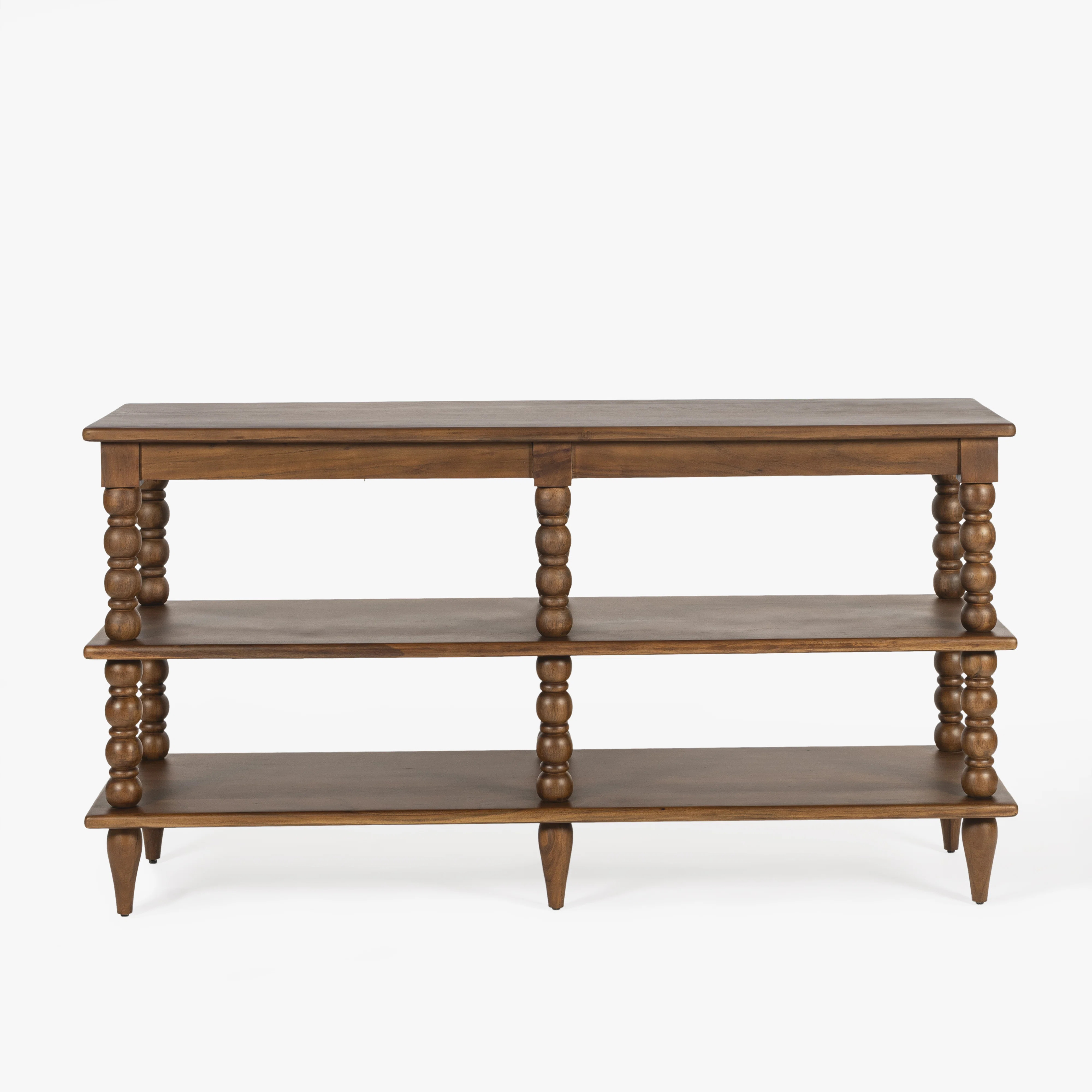 Isabel Spindle Solid Wood Wide Bookcase | Wayfair North America