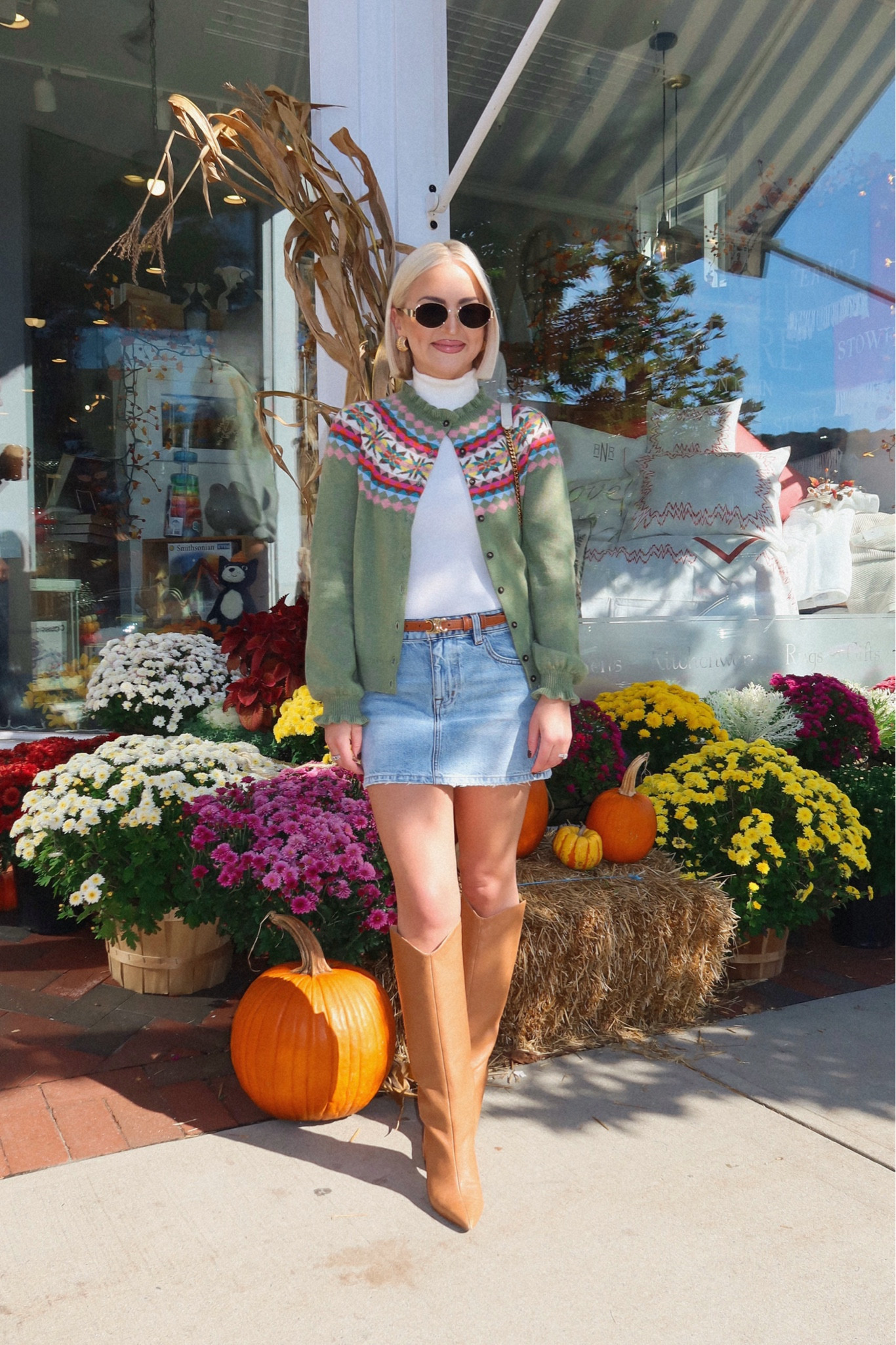 Fae fair isle frilled cardigan 
Size: XS but wish I did a small 

#LTKStyleTip #LTKHoliday