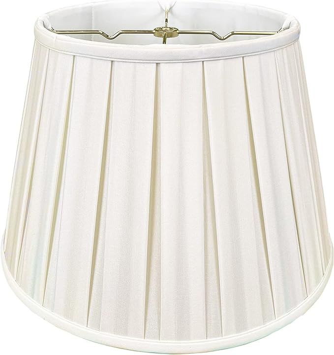 Royal Designs BSO-724-16WH Empire English Pleat Basic Lamp Shade, 10.5" x 16" x 11", White | Amazon (US)