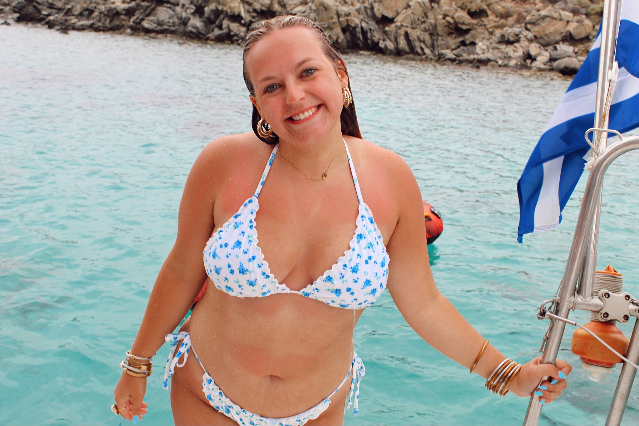 swimming in Mykonos 🇬🇷🇬🇷 love this target bikini!! 👙👙

#LTKMidsize #LTKSwim #LTKTravel