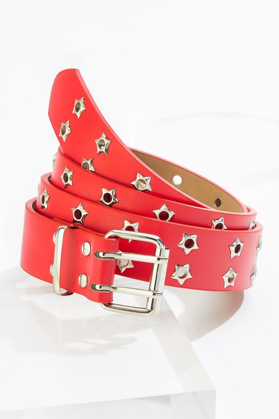 Americana Star Grommet Belt | Cato Fashions