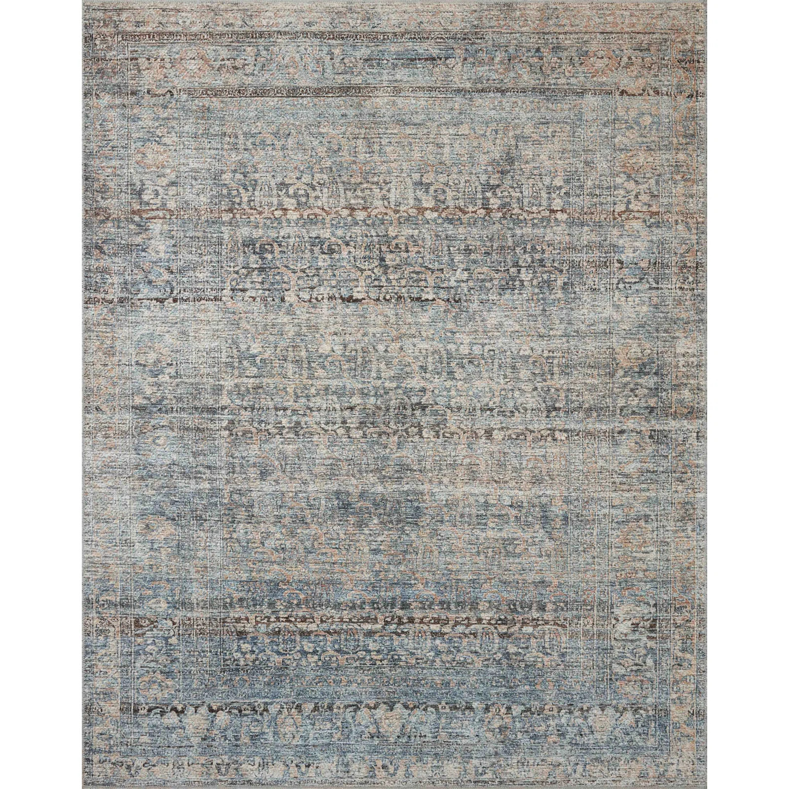 Amber Lewis x Loloi Billie Denim / Blush Area Rug & Reviews | Wayfair | Wayfair North America