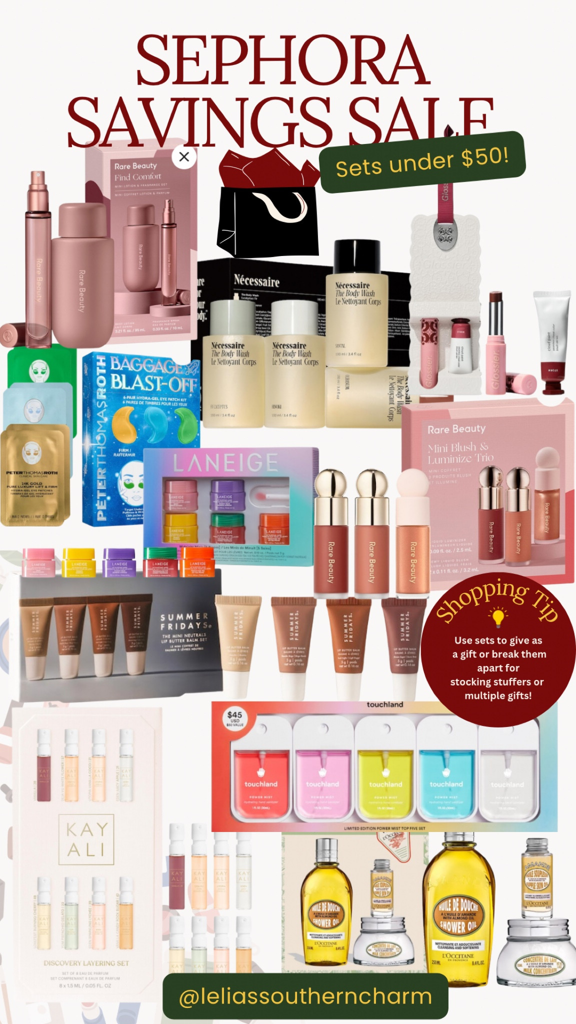 The best sets on sale!! Perfect for Christmas gift, white elephant or stocking stuffers. Grab them on sale during the Sephora Savings event! 

#LTKGiftGuide #LTKSaleAlert #LTKCyberWeek