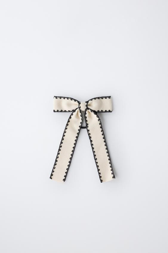 SCRUNCHIE WITH CONTRAST EDGES | Zara UK