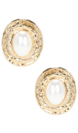 Stud Earrings in Gold | Revolve Clothing (Global)