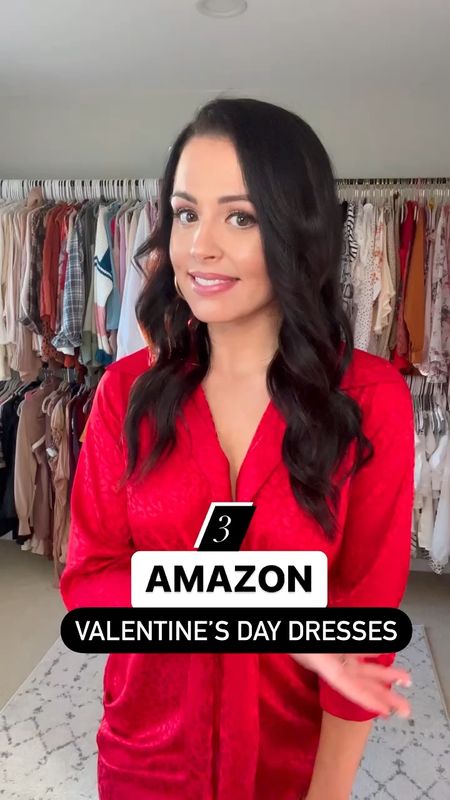 3 amazon dresses under $40! Wearing a small in all 3, and my shoes are all under $60! Perfect for Valentine’s Day, wedding guest dresses or a date night look! #founditonamazon 

#LTKshoecrush #LTKwedding #LTKunder50