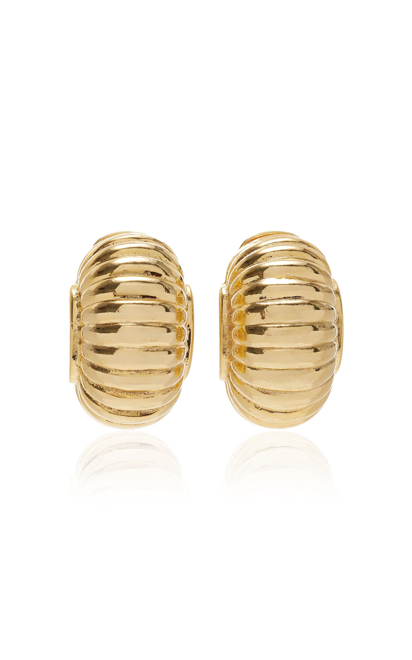 Exclusive Shell Shate 24K Gold-Plated Earrings | Moda Operandi (Global)