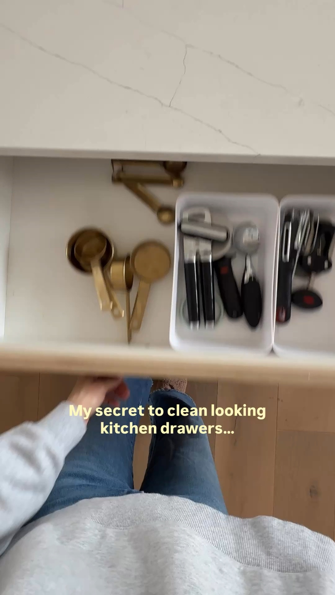 Using these drawer liners keeps everything from sliding around! It als hides allll the crumbs until you can get to them! 

#LTKHome