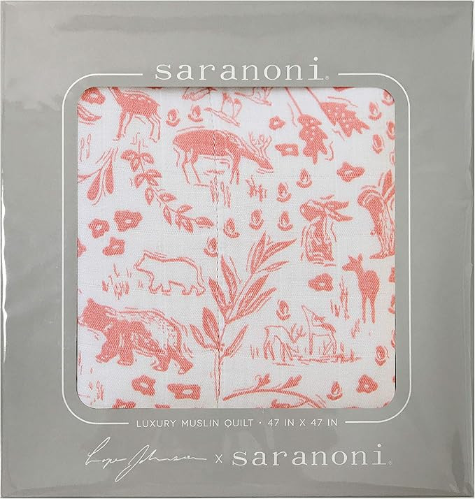 SARANONI by Hope Wild Wood 4-Layer Muslin Quilt | Amazon (US)