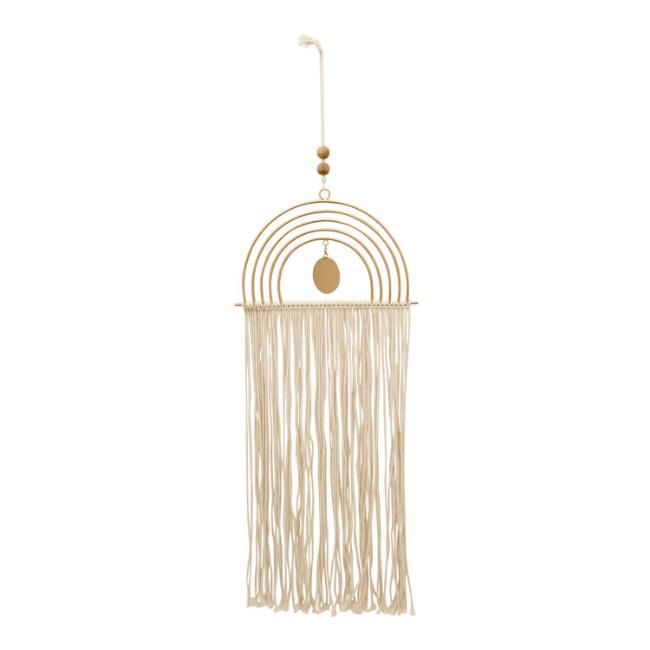 Gold Metal And String Rainbow Wall Hanging | World Market