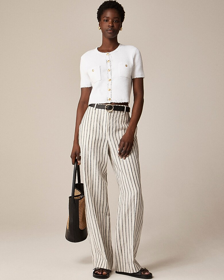 Short-sleeve sweater lady jacket | J. Crew US