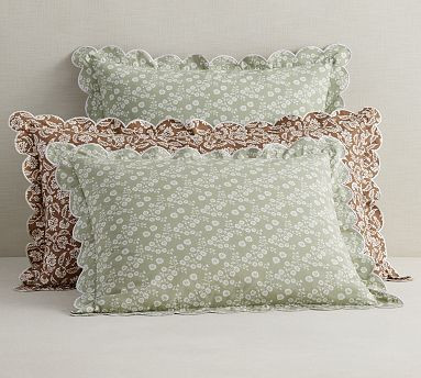 Julia Berolzheimer Reversible Scallop Duvet Cover | Pottery Barn (US)