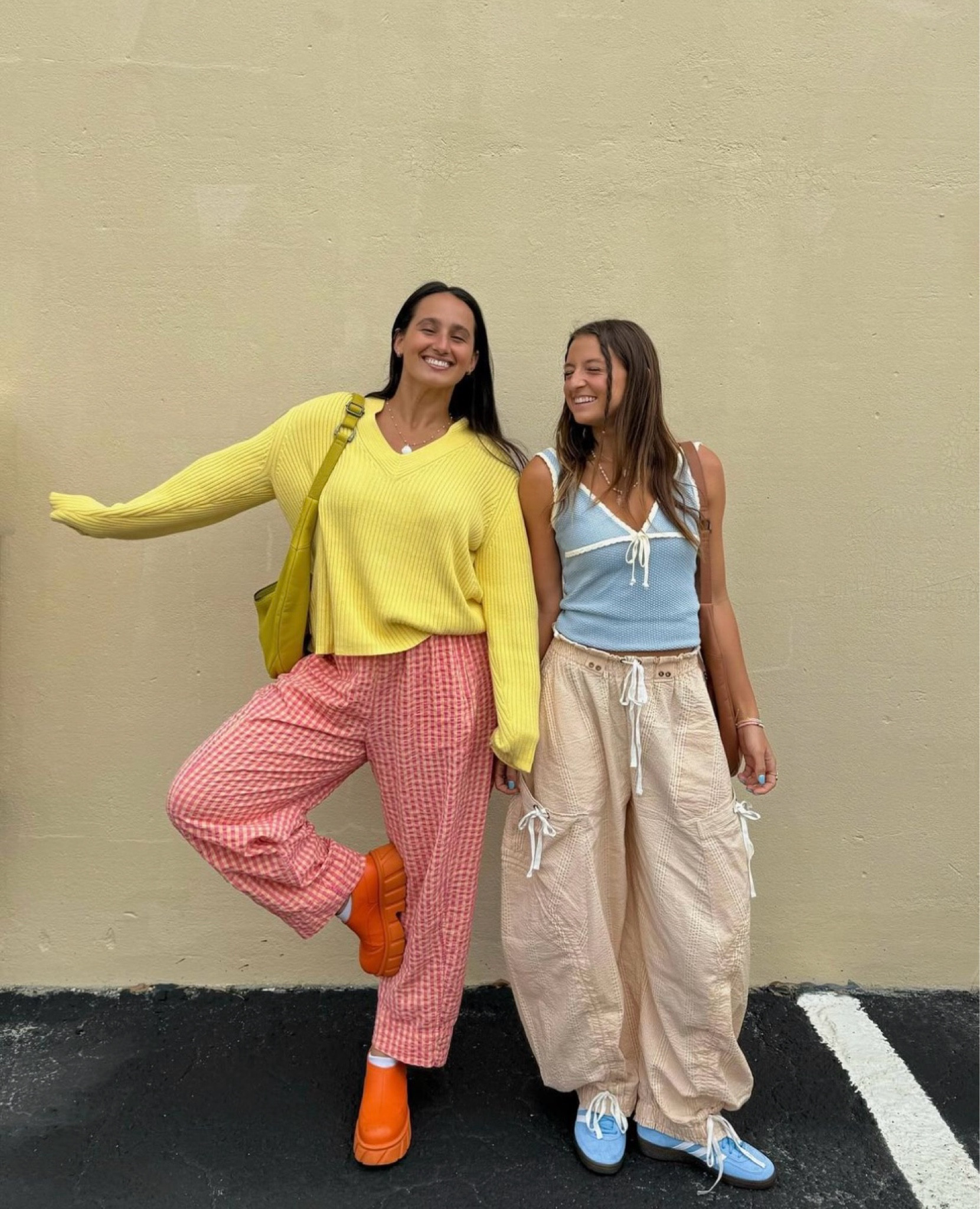 sunday church outfits mean aaaalllll of the pretty spring colors🌈🩵🌼✨ 

spring outfit, boxer pants, linen pants, crochet, tote bag

#LTKstyletip #LTKSeasonal #LTKFestival