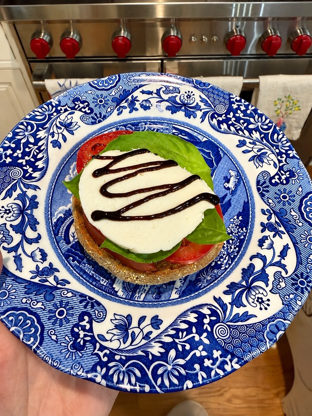 🥪 Garden Fresh Caprese English Muffins

There’s something so special about watching little hands help make lunch. 💚 Caroline picked fresh basil from our kitchen herb garden and built these simple Caprese English muffins almost all by herself! We layered organic English muffins with juicy garden tomatoes, fresh basil, creamy mozzarella, and finished them with a drizzle of sweet fig glaze. 🍅🌿✨

Simple ingredients, fresh flavors, and the sweetest little kitchen helper made this lunch one to remember. If you have basil growing at home, this is such an easy recipe to make with kids!

Fresh basil, homegrown herbs, Caprese sandwich, organic English muffins, mozzarella, garden tomatoes, fig glaze, easy summer lunch, kid-friendly recipes, healthy lunch ideas, home garden harvest, simple family meals, seasonal cooking.

#LTKHome #LTKfoodie #LTKmomlife
