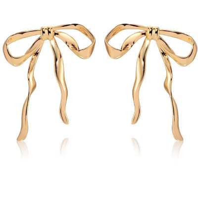 Organic Bow Earrings - Ettika | Target