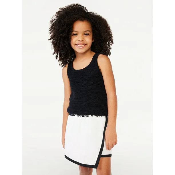 Scoop Girls Crochet Tank Top, Sizes 4-16 - Walmart.com | Walmart (US)