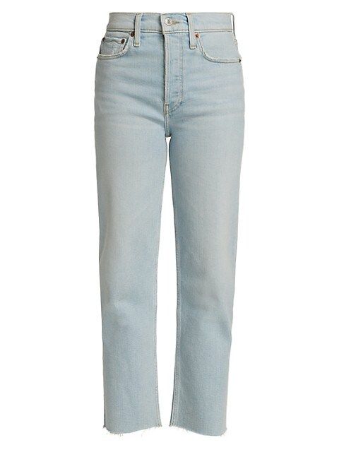 70s Stove Pipe Cropped Jeans | Saks Fifth Avenue