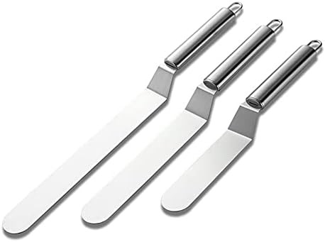 Icing Spatula, Cake Spatula Set with 6", 8", 10" Blade, Offset Spatula for Cake Decorating, Hanga... | Amazon (US)