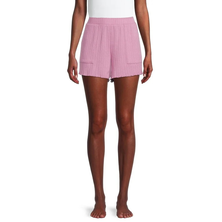 Secret Treasures Women's and Women's Plus Size Patch Pocket Sleep Shorts | Walmart (US)