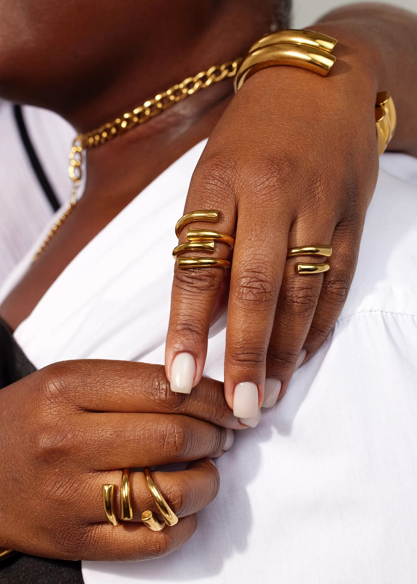 Twisted Love Ring | Garnished in Gold