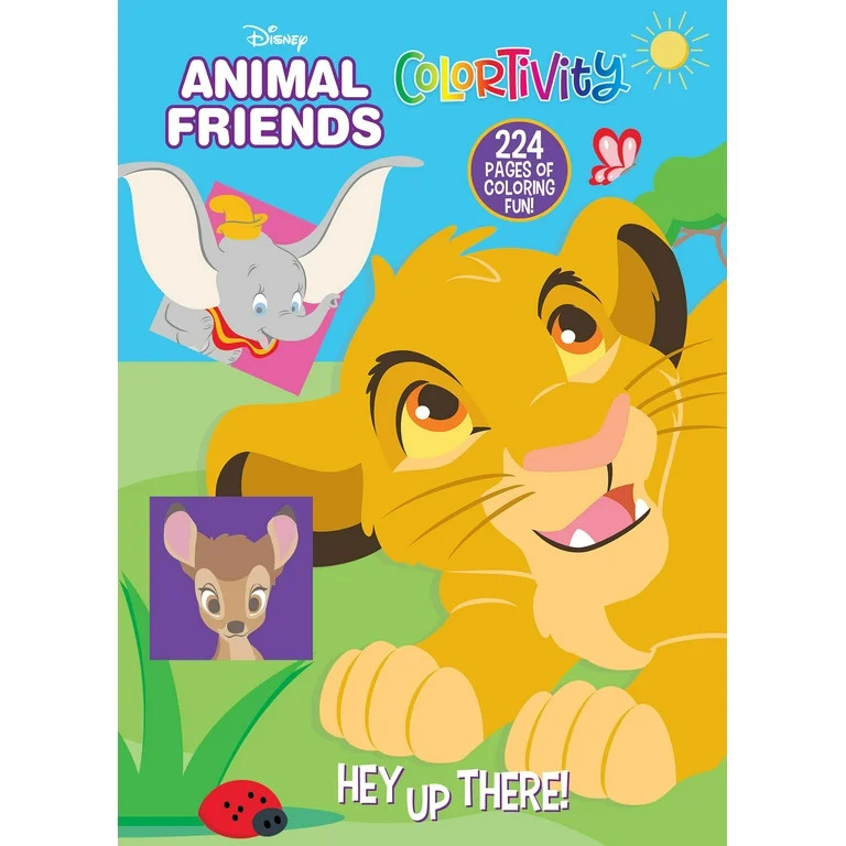 Hey Up There! Colortivity Disney Animal Friends (Paperback) | Walmart (US)