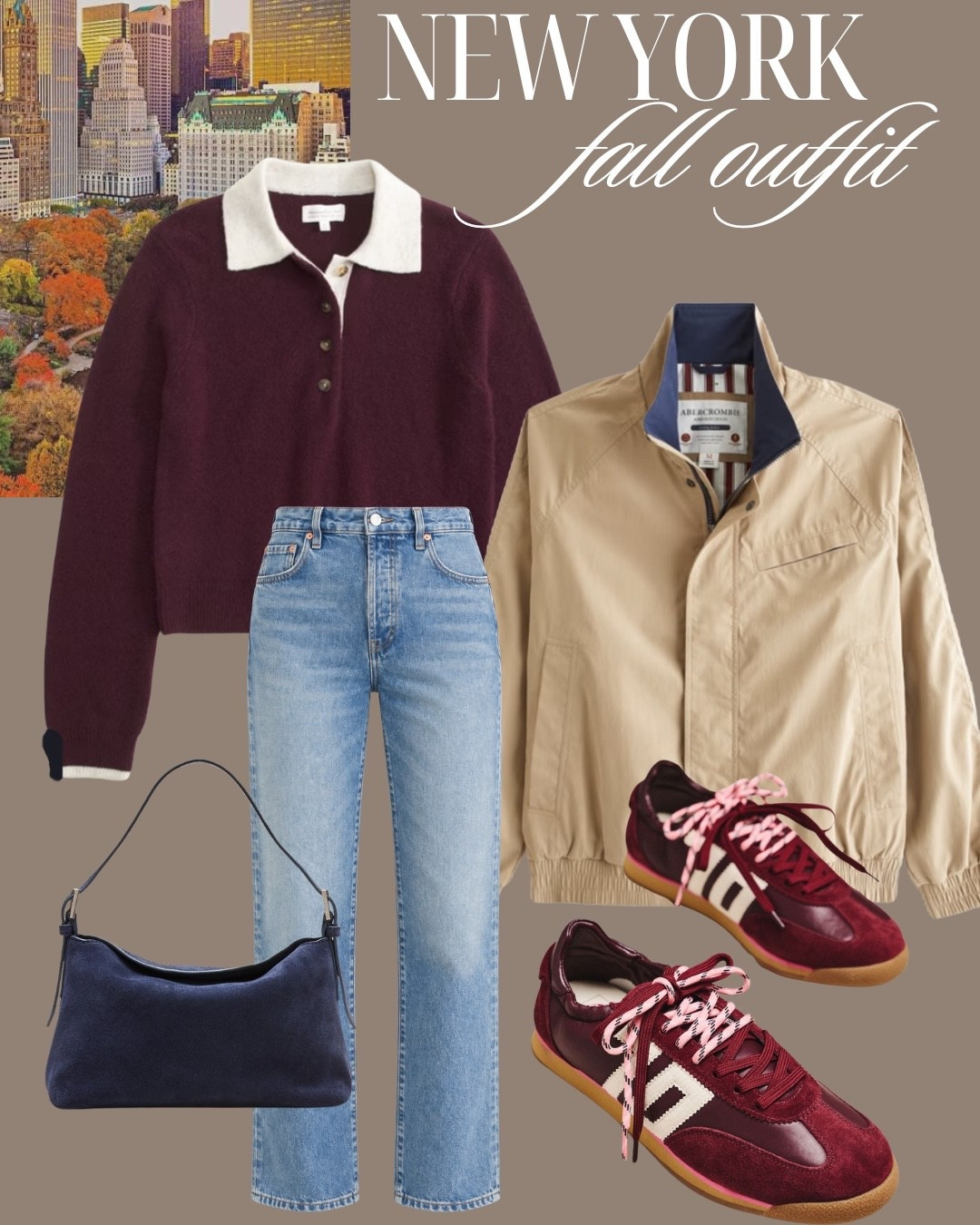 New York fall outfit @abercrombie @Anthropologie @Tuckernuck