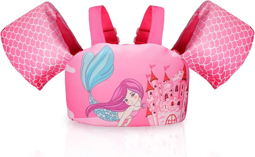 Toddler Swim Vest, Kids Floaties Jacket for 22-66 Pounds Boys & Girls, Puddle Vest for 2,3,4,5, 6... | Amazon (US)