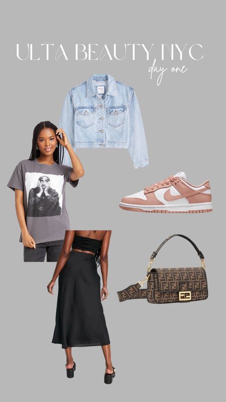 Shop my look from my ULTA BEAUTY NYC trip! Day one 🤩

Sneakers, Jean jacket, t-shirt, bag & more

#LTKmidsize #LTKstyletip #LTKfindsunder100