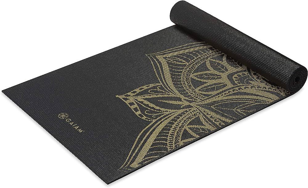 Gaiam Yoga Mat - Premium 6mm Print Extra Thick Non Slip Exercise & Fitness Mat for All Types of Y... | Amazon (US)